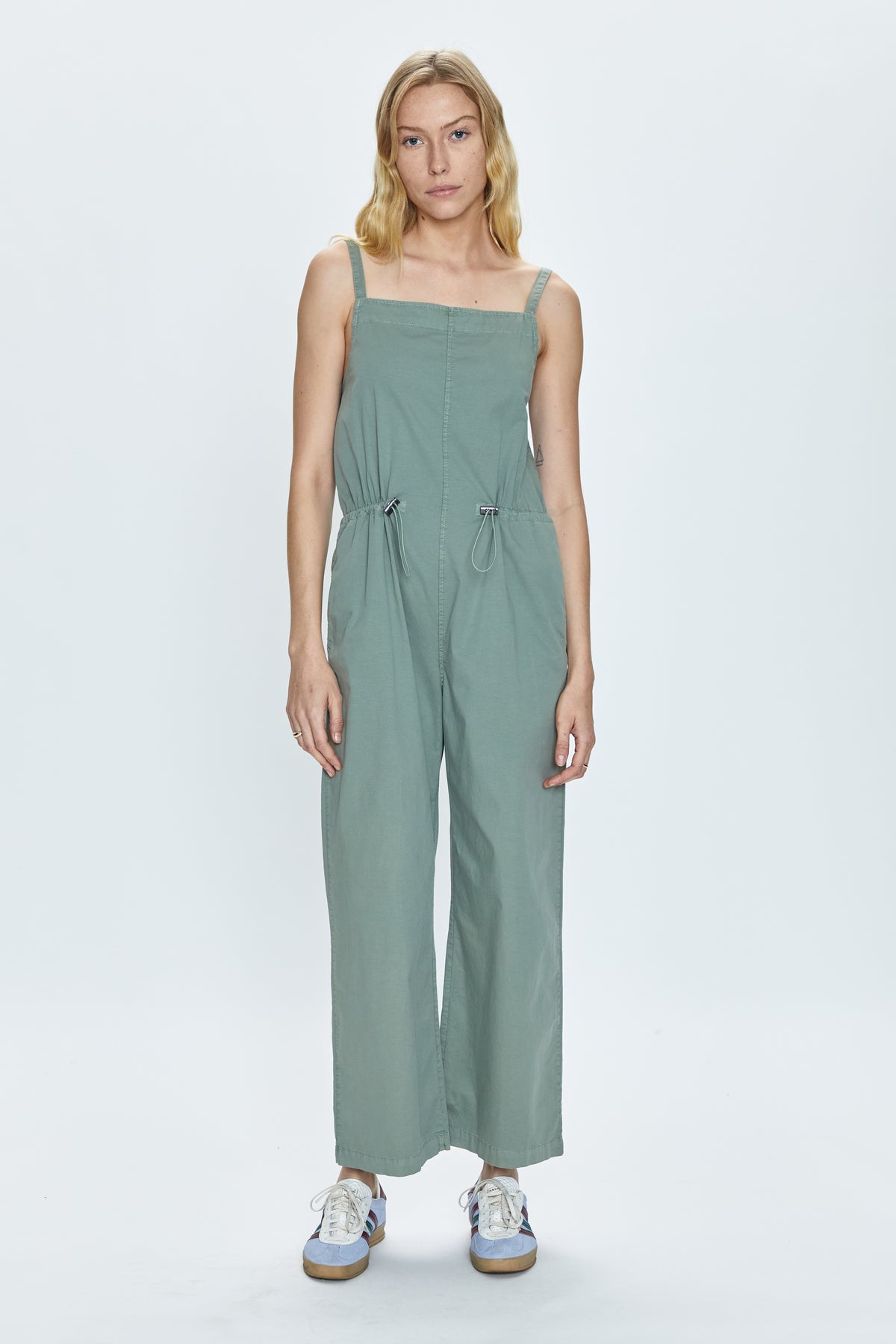 Adela Wide Leg Sleeveless Jumpsuit - Bluff
            
              Sale